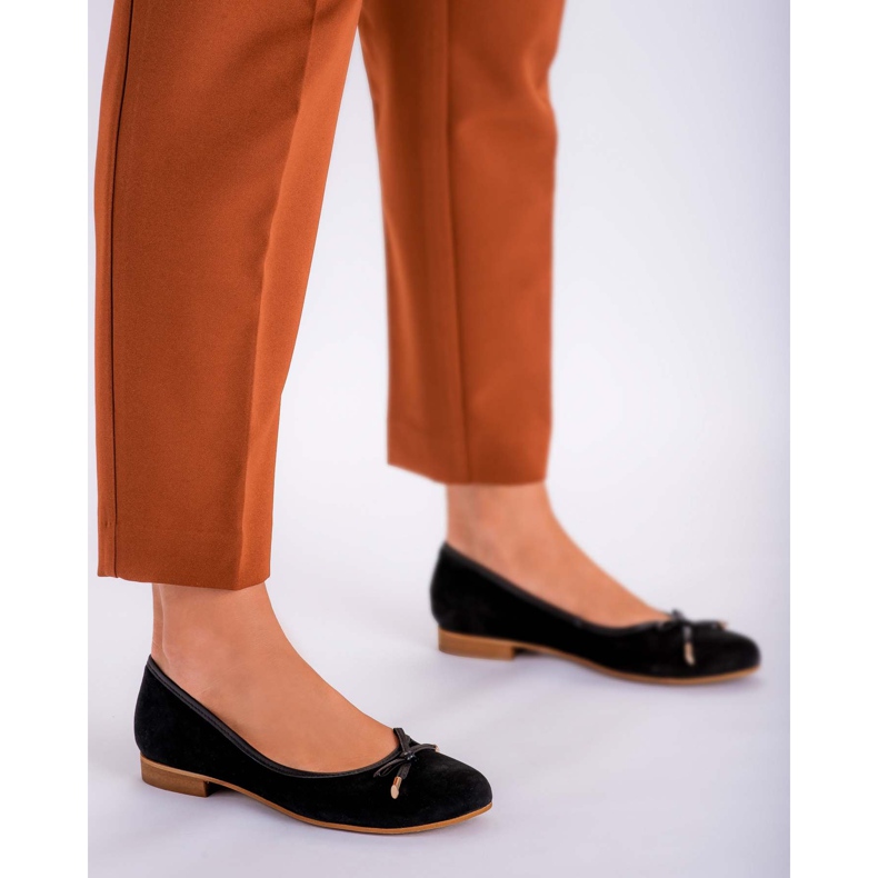 Marco Shoes Mokkanahkaiset 1152P -ballerinat, mustat 1