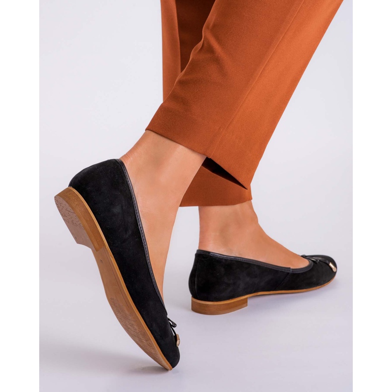 Marco Shoes Mokkanahkaiset 1152P -ballerinat, mustat 2