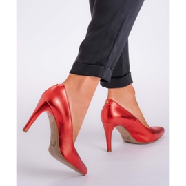 Marco Shoes Punaiset 0500P -nastat kiiltävässä värissä punainen 2