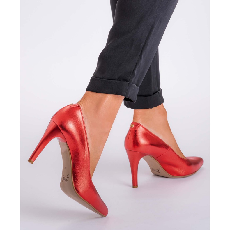 Marco Shoes Punaiset 0500P -nastat kiiltävässä värissä punainen 2