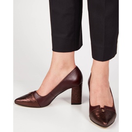 Marco Shoes Marco 1411P naisten pumput punainen monivärinen 1