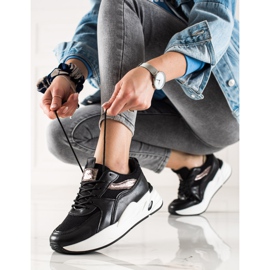 Ideal Shoes Tennarit alustalla musta 1