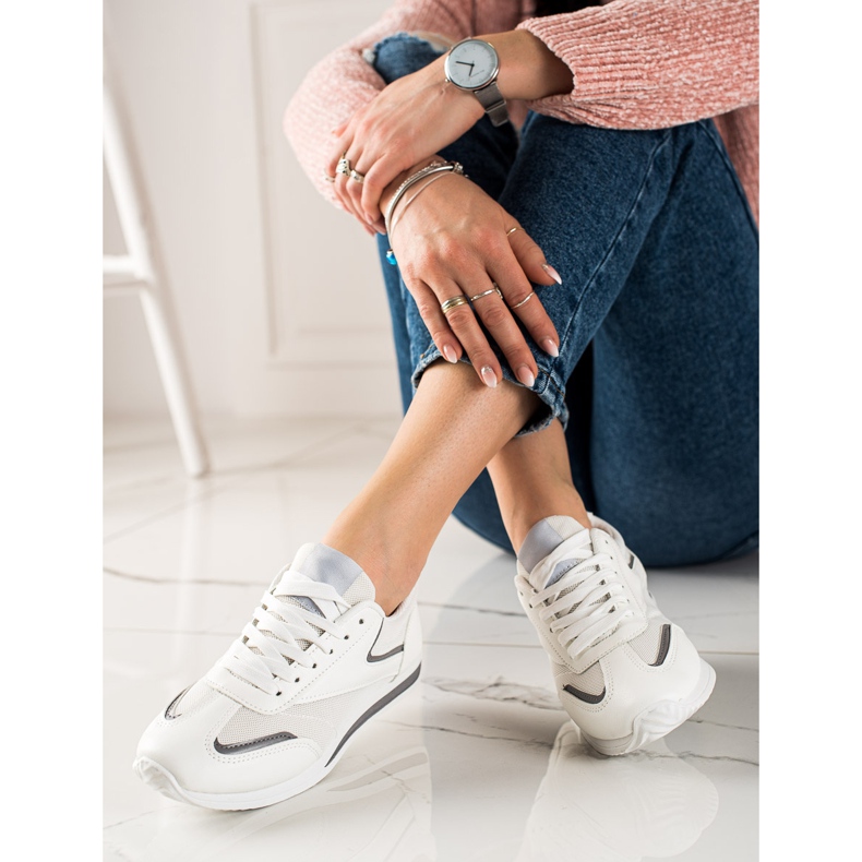 TRENDI Kevyet urheilukengät valkoinen 1