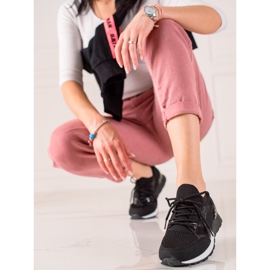 TRENDI Tyylikkäät urheilukengät musta 1