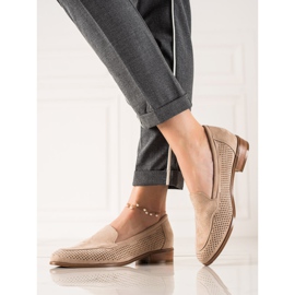 Vinceza Reijät mokkanahkaat kengät beige 1