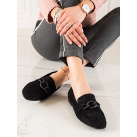 LA.FI mokkanahkaiset loaferit musta 1