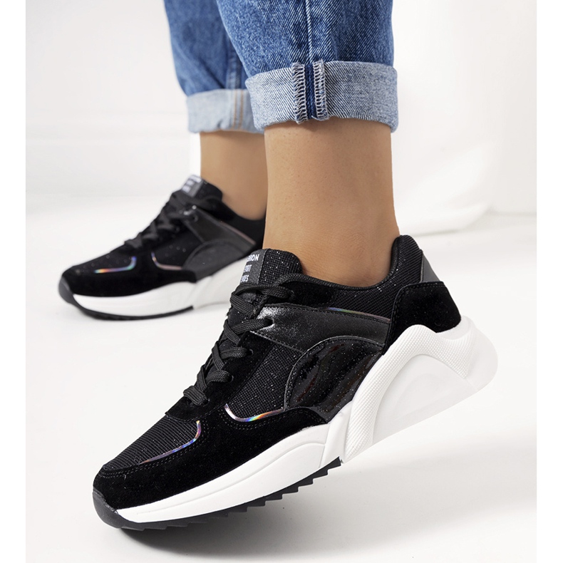 Mustat kiiltävät Cotter-lenkkarit 1