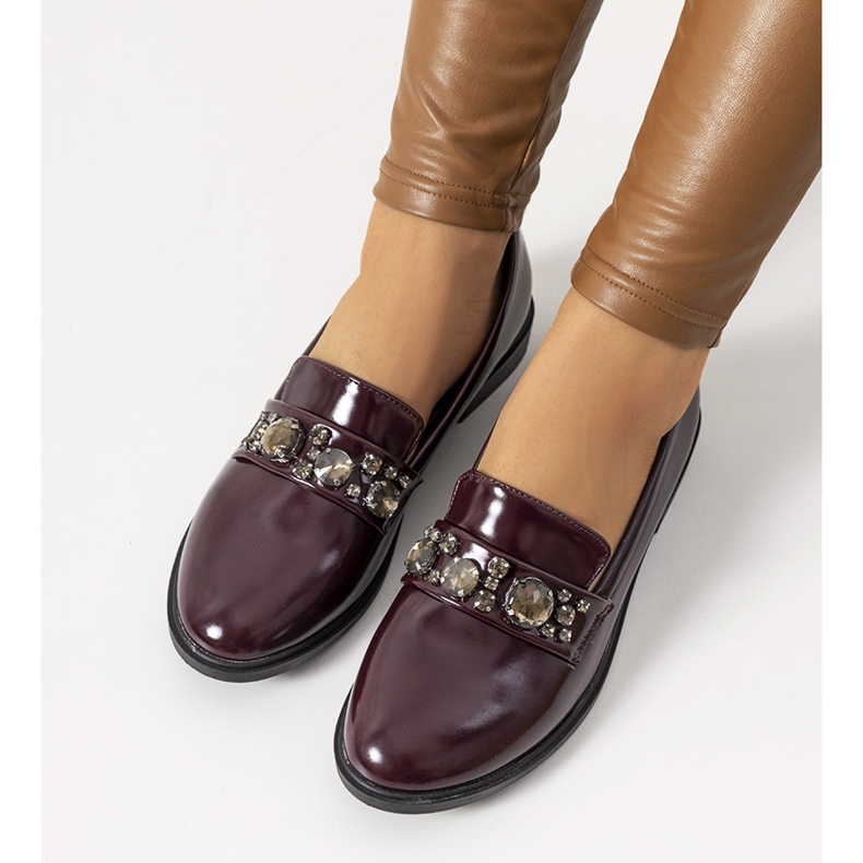 Shinn kastanjanruskeat loaferit punainen monivärinen 1