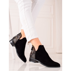 Mustat saappaat Vinceza-leikkauksella ruskea 1