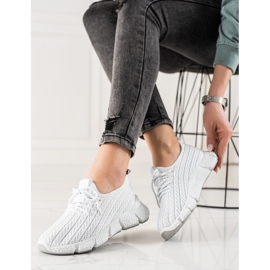 TRENDI Valkoiset urheilukengät valkoinen 1