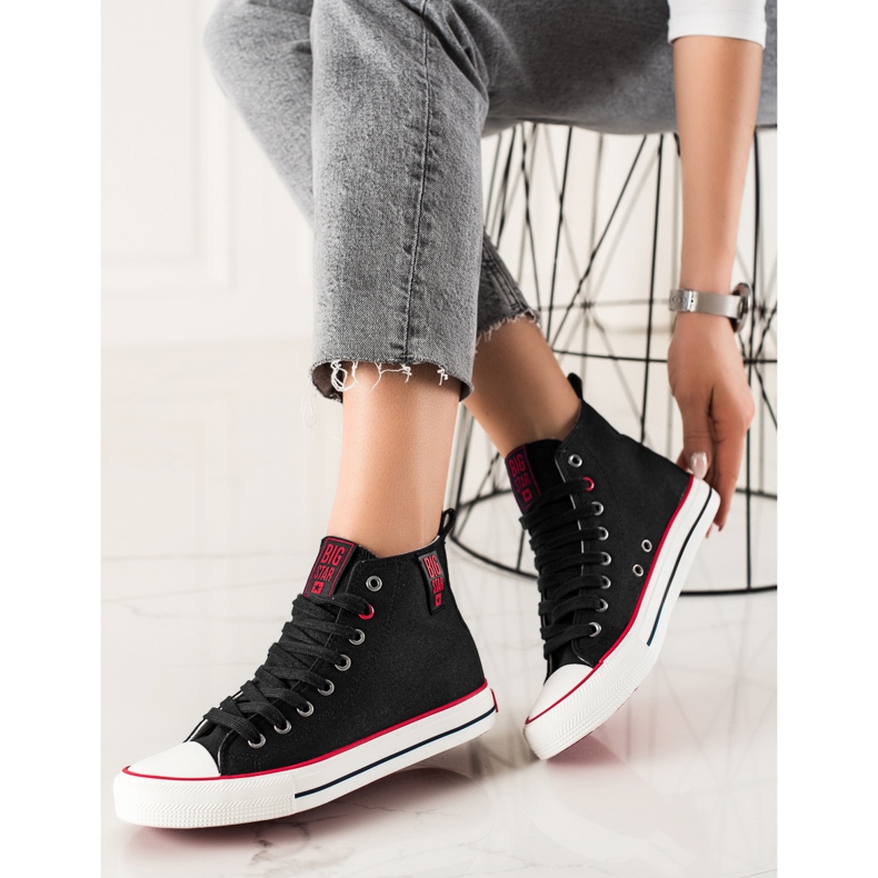 Korkeat tennarit Big Star JJ274126 musta 1