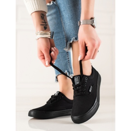 Naisten tennarit Big Star FF274164906 musta 1