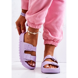 PS1 Kumitossut Purple Westie -tasolla violetti 2