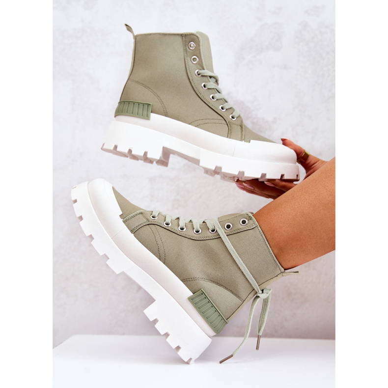 PS1 Faithfull vihreät solmitut saappaat 1