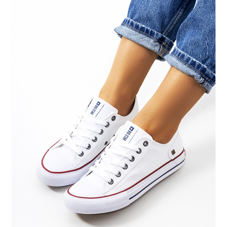 Big Star klassiset valkoiset Elise -lenkkarit valkoinen 1