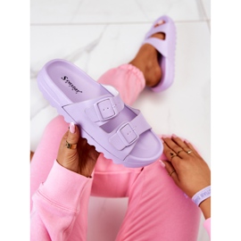 PS1 Kumitossut Purple Westie -tasolla violetti 1