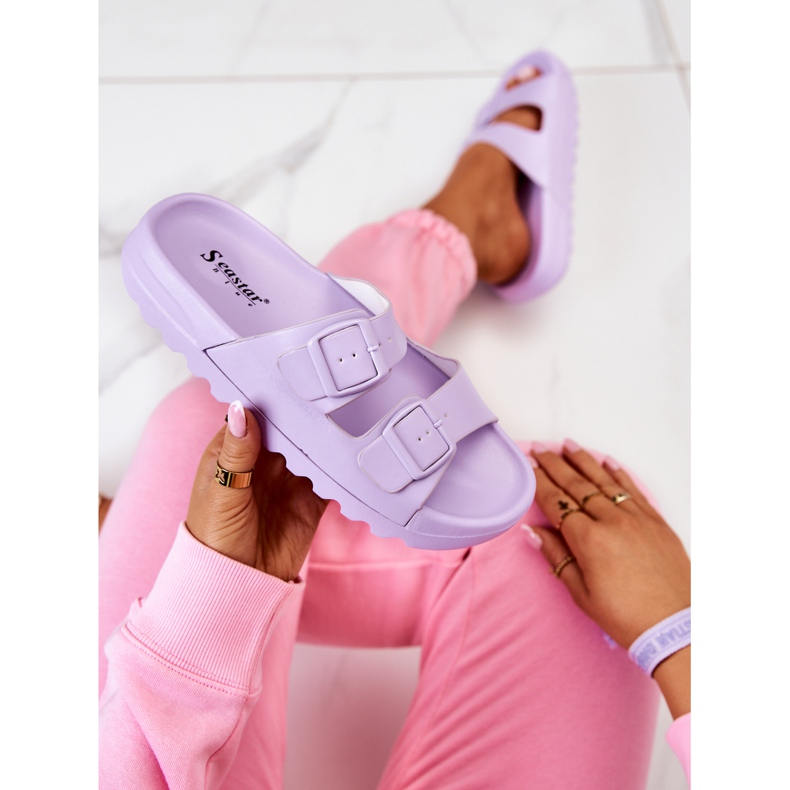 PS1 Kumitossut Purple Westie -tasolla violetti 1