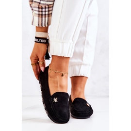 PS1 Naisten mustat mokkanahkatakit Madelyn 2