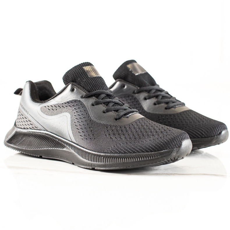 TRENDI Kevyet urheilukengät musta harmaa 2