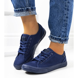 Big Star laivastonsiniset naisten tennarit JJ274067 sininen 2