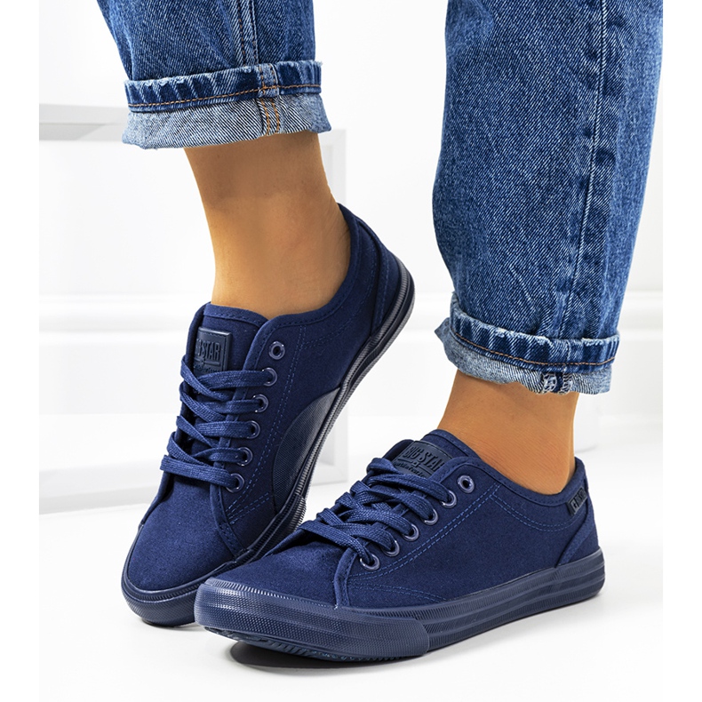 Big Star laivastonsiniset naisten tennarit JJ274067 sininen 2