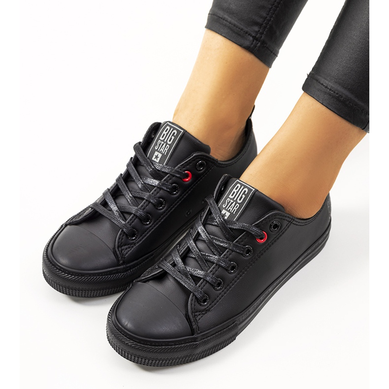 Naisten mustat tennarit Big Star JJ274006 1