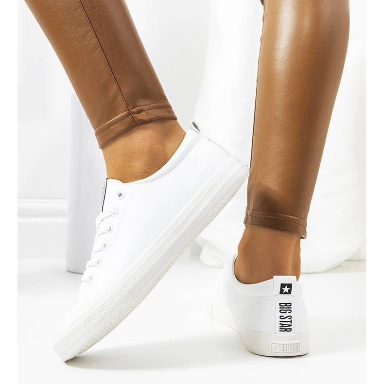 Naisten valkoiset tennarit Big Star JJ274311 valkoinen 2