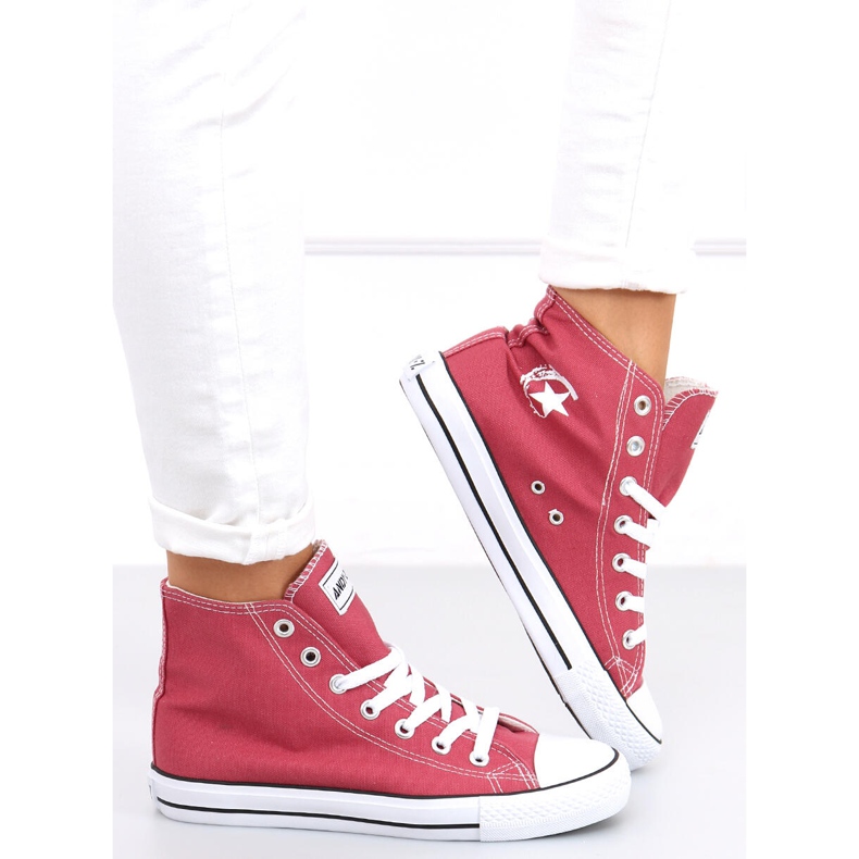 Inga Blush nilkkakorkeat lenkkarit vaaleanpunainen 1