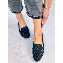 Ragna Black harjakattoiset balerinat musta 1