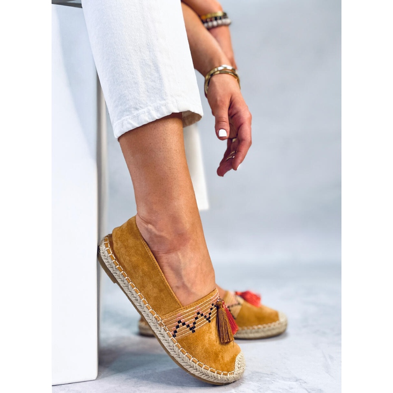 Boho-espadrillit Birna Camel -hapsuilla ruskea 2 Boho-espadrillit Birna Camel -hapsuilla ruskea 2