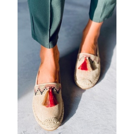 Boho espadrillit Birna Beige -hapsuilla 2