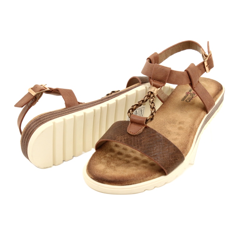 Evento ruskeat naisten sandaalit 21SD14-3545 3