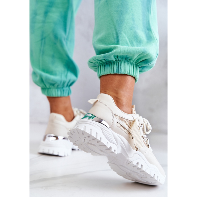 Tennarit massiivisella pohjalla Beige tyyliisi 1