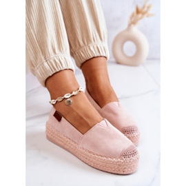 FB2 Slip-on Suede Espadrilles Pink Lesley vaaleanpunainen 1