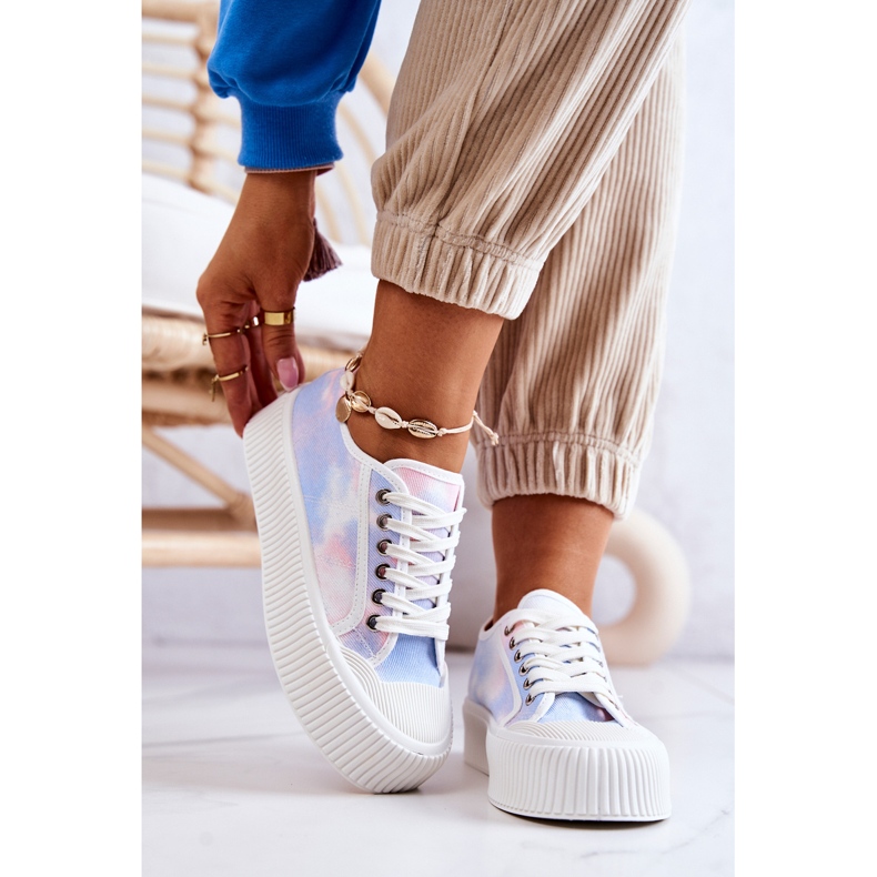 Matalat tennarit Sini-Pink Mischa sininen 2