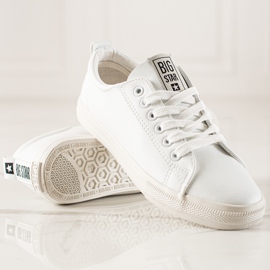 Naisten Big Star -lenkkarit JJ274311 valkoinen 1