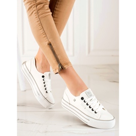 Naisten Big Star -lenkkarit HH274052 valkoinen 2