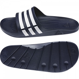 Adidas Duramo Slide G15892 tossut valkoinen laivastonsininen 1