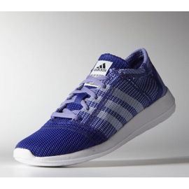 Juoksukengät adidas element refine trikoot W B40629 violetti sininen 1