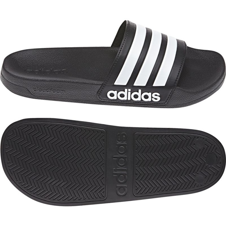 Adidas Adilette Shower AQ1701 -tossut valkoinen musta 1
