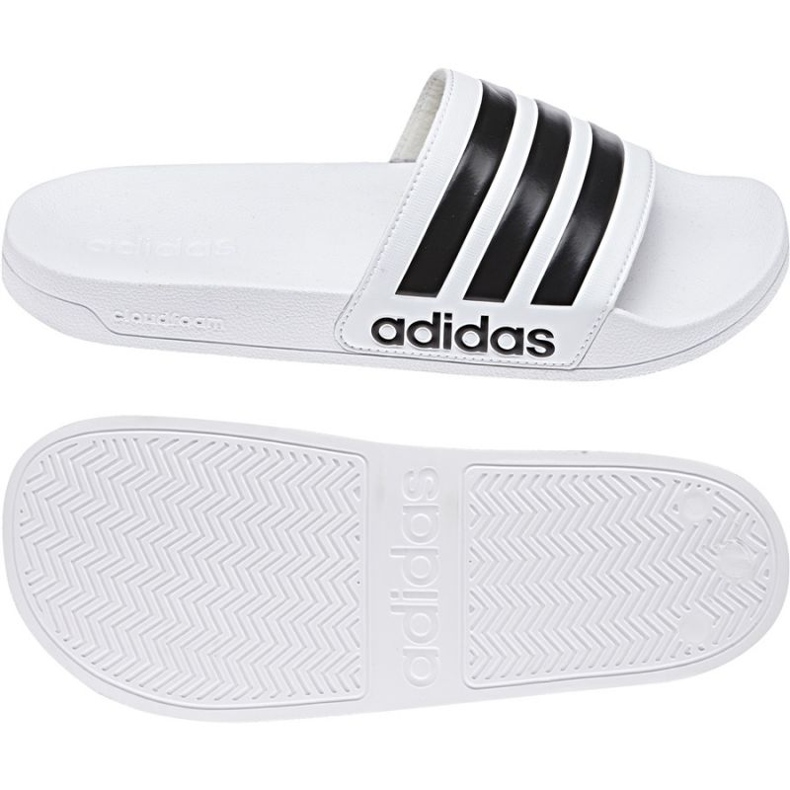 Adidas Adilette Shower AQ1702 -tossut valkoinen musta 1