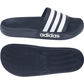 Adidas Adilette Shower AQ1703 -tossut valkoinen laivastonsininen 1