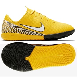 Sisäkengät Nike Mercurial Vapor 12 Academy Neymar Ic Jr AO2899-710 keltainen keltainen 1