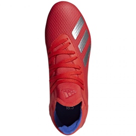 Adidas X 18.3 Fg Jr BB9371 jalkapallokengät monivärinen appelsiinit ja punaiset 1