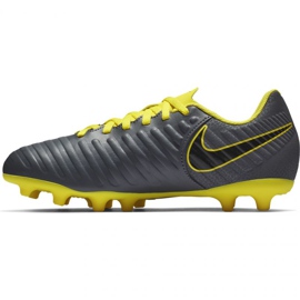 Nike Tiempo Legend 7 Club Mg Jr AO2300-070 jalkapallokengät musta harmaa 1