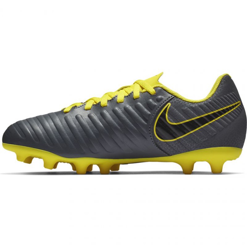 Nike Tiempo Legend 7 Club Mg Jr AO2300-070 jalkapallokengät musta harmaa 1