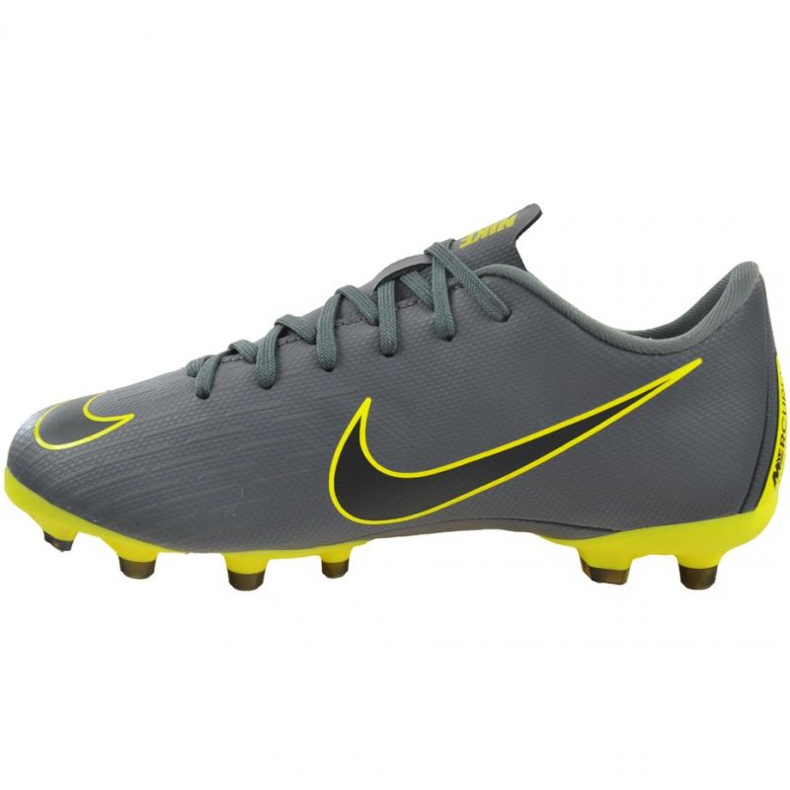 Nike Mercurial Vapor 12 Academy Mg Jr AH7347-070 jalkapallokengät monivärinen harmaa 1