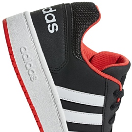 Kengät adidas Hoops 2.0 Jr B76067 musta punainen 1