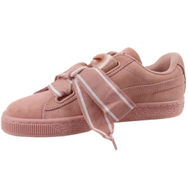 Puma Suede Heart Satin Ii W 364084-03 vaaleanpunainen 1