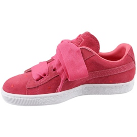 Puma Suede Heart Jr 365135-01 kengät punainen 1